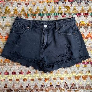 Pacsun Black High Rise Festival Shorts